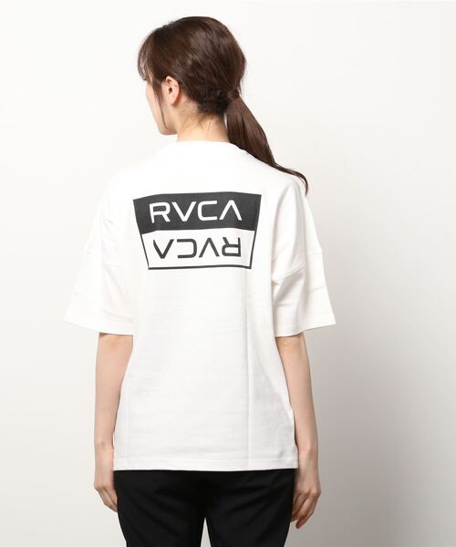 RVCA（ルーカ）の「RVCA/ルーカ  ビッグシルエット  バックプリントロゴTシャツ   BC043-236（Tシャツ/カットソー・レディース・ホワイト/ブラウン/ブラック/ブルー・L/M/S）」の21枚目の写真