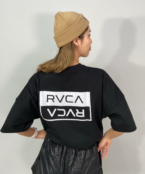 RVCA（ルーカ）の「RVCA/ルーカ  ビッグシルエット  バックプリントロゴTシャツ   BC043-236（Tシャツ/カットソー・レディース・ホワイト/ブラウン/ブラック/ブルー・L/M/S）」の3枚目の写真