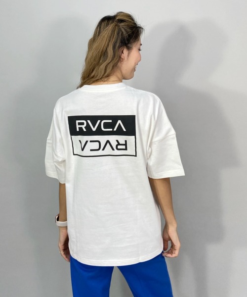 RVCA（ルーカ）の「RVCA/ルーカ  ビッグシルエット  バックプリントロゴTシャツ   BC043-236（Tシャツ/カットソー・レディース・ホワイト/ブラウン/ブラック/ブルー・L/M/S）」の22枚目の写真