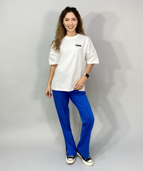 RVCA（ルーカ）の「RVCA/ルーカ  ビッグシルエット  バックプリントロゴTシャツ   BC043-236（Tシャツ/カットソー・レディース・ホワイト/ブラウン/ブラック/ブルー・L/M/S）」の12枚目の写真