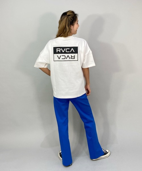 RVCA（ルーカ）の「RVCA/ルーカ  ビッグシルエット  バックプリントロゴTシャツ   BC043-236（Tシャツ/カットソー・レディース・ホワイト/ブラウン/ブラック/ブルー・L/M/S）」の19枚目の写真