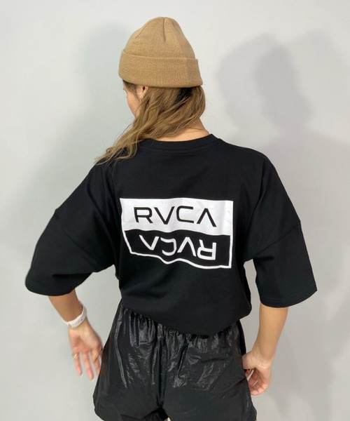 RVCA（ルーカ）の「RVCA/ルーカ  ビッグシルエット  バックプリントロゴTシャツ   BC043-236（Tシャツ/カットソー・レディース・ホワイト/ブラウン/ブラック/ブルー・L/M/S）」の15枚目の写真