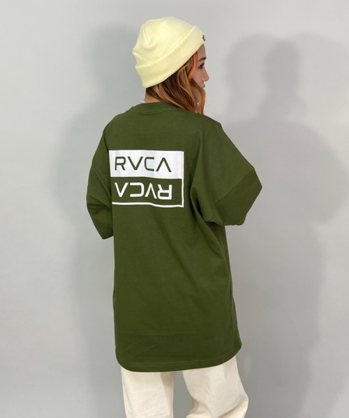 RVCA（ルーカ）の「RVCA/ルーカ  ビッグシルエット  バックプリントロゴTシャツ   BC043-236（Tシャツ/カットソー・レディース・ホワイト/ブラウン/ブラック/ブルー・L/M/S）」の18枚目の写真