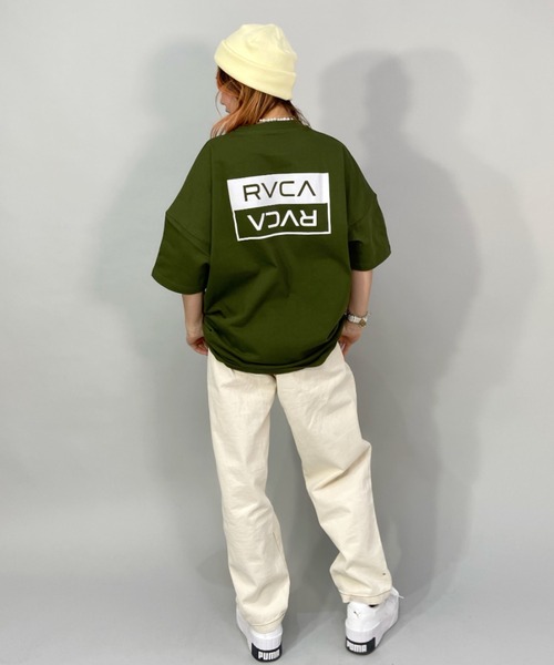 RVCA（ルーカ）の「RVCA/ルーカ  ビッグシルエット  バックプリントロゴTシャツ   BC043-236（Tシャツ/カットソー・レディース・ホワイト/ブラウン/ブラック/ブルー・L/M/S）」の8枚目の写真