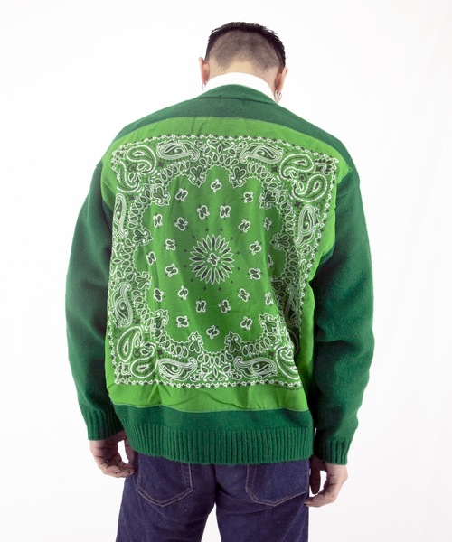 TMT(ティーエムティー)の「Mohair-like BANDANA KNIT CARDIGAN(カーディガン/ボレロ・メンズ・マスタード/レッド/ブルー/オレンジ/グリーン・MEDIUM/LARGE)」の19枚目の写真