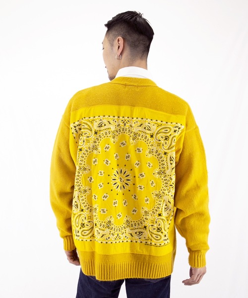 TMT（ティーエムティー）の「Mohair-like BANDANA KNIT CARDIGAN