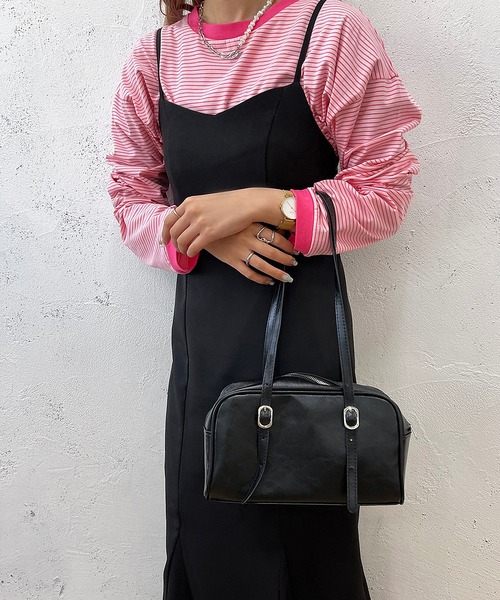 apres jour mignon（アプレジュールミニョン）の「【apresjour mignon×ARIAZ】ボストンバッグ（ボストンバッグ・レディース・ブラック・ONESIZE）」の3枚目の写真