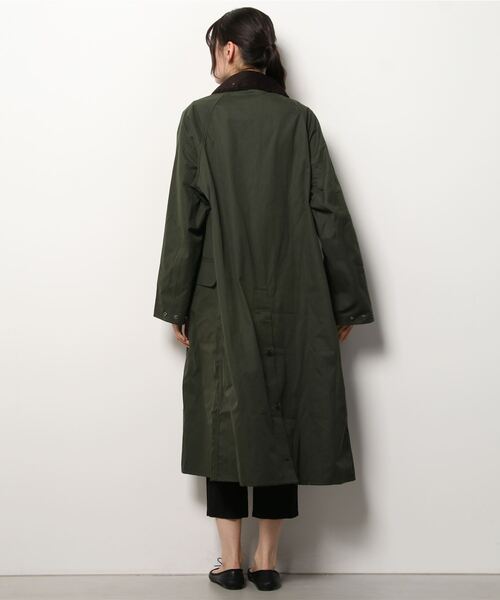 Barbour(バブアー)の「Barbour/OS BURGHLEY CASUAL(モッズコート・レディース・カーキ・36)」の3枚目の写真