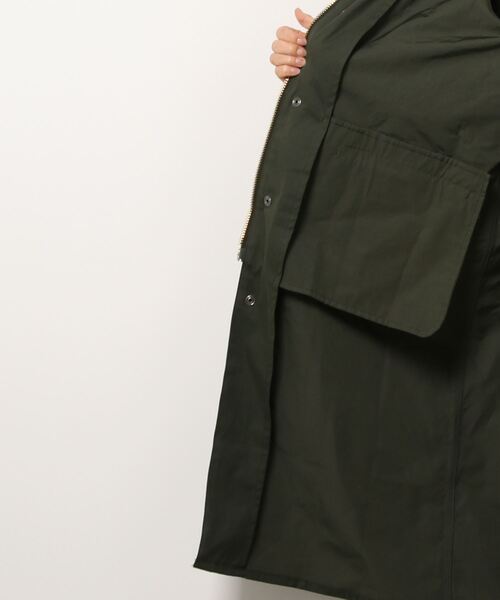 Barbour(バブアー)の「Barbour/OS BURGHLEY CASUAL(モッズコート・レディース・カーキ・36)」の4枚目の写真
