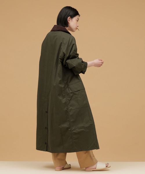 Barbour(バブアー)の「Barbour/OS BURGHLEY CASUAL(モッズコート・レディース・カーキ・36)」の7枚目の写真