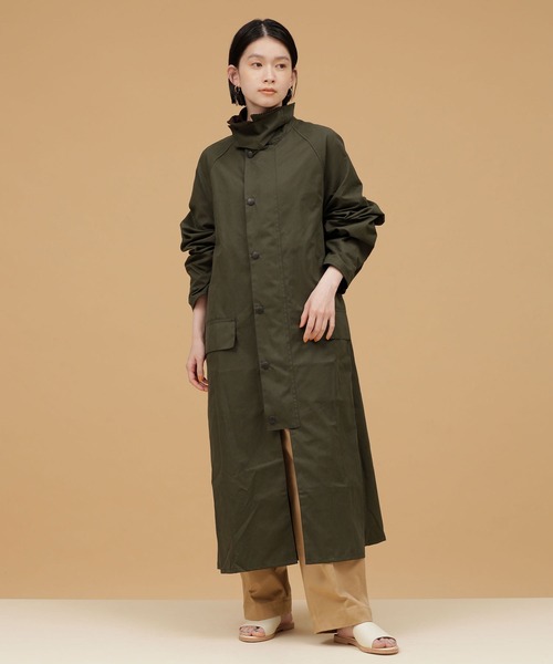 Barbour(バブアー)の「Barbour/OS BURGHLEY CASUAL(モッズコート・レディース・カーキ・36)」の8枚目の写真