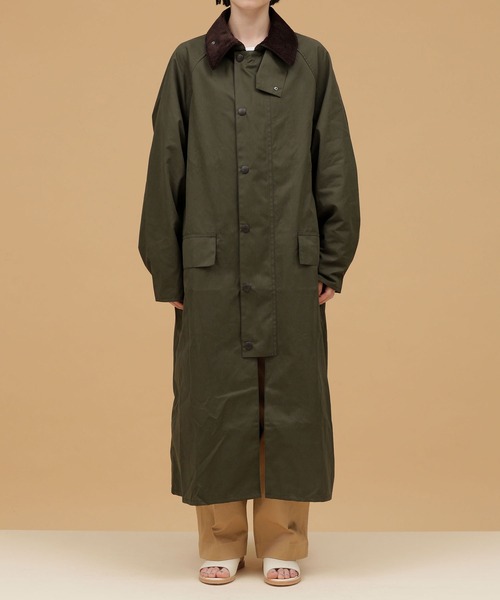 Barbour(バブアー)の「Barbour/OS BURGHLEY CASUAL(モッズコート・レディース・カーキ・36)」の9枚目の写真