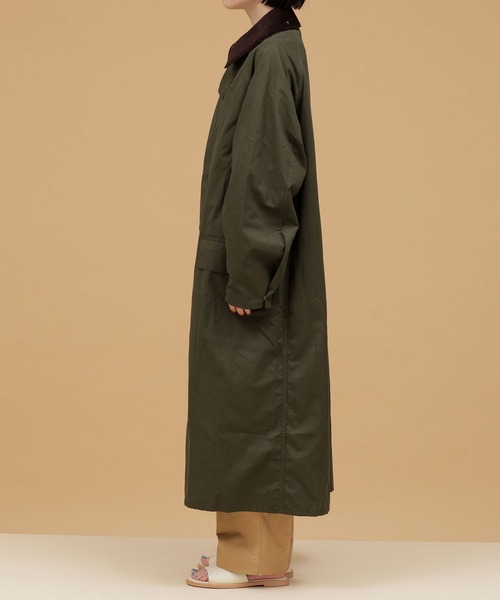 Barbour(バブアー)の「Barbour/OS BURGHLEY CASUAL(モッズコート・レディース・カーキ・36)」の10枚目の写真