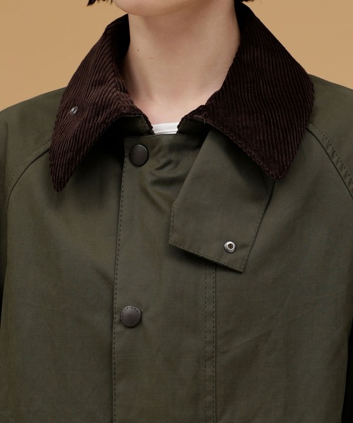 Barbour(バブアー)の「Barbour/OS BURGHLEY CASUAL(モッズコート・レディース・カーキ・36)」の13枚目の写真