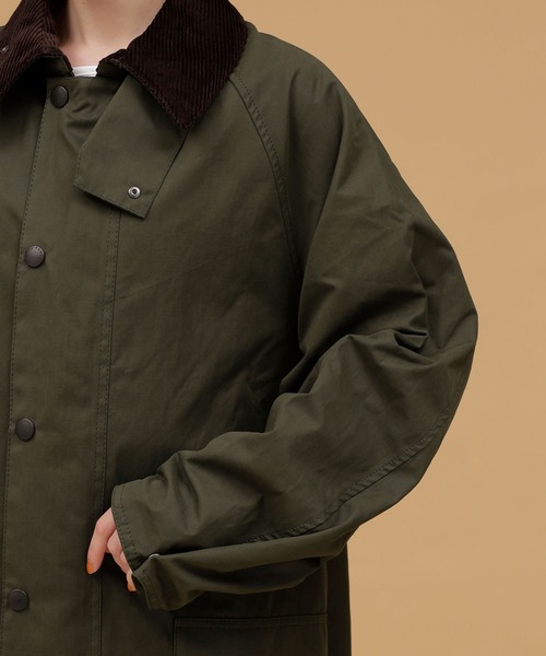 Barbour(バブアー)の「Barbour/OS BURGHLEY CASUAL(モッズコート・レディース・カーキ・36)」の14枚目の写真