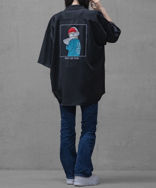 ストリート レッド Tシャツ 半袖 ルーズ トップス 韓国 nr9253 ZIP襟半袖トップス 韓国 ストリート ダブルジップ レディース 短