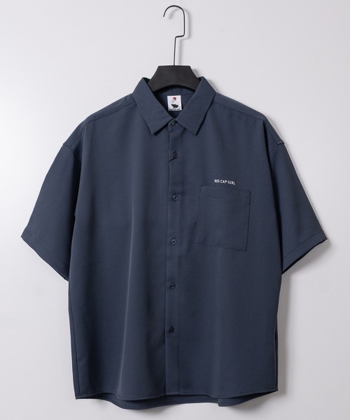 Red Cap Girl(レッドキャプガール)の「【a-r】〔RedCapGirl/レッドキャップガール〕ルーズサイズバック刺繍半袖シャツ イージーケア/接触冷感/ストレッチ(シャツ/ブラウス・メンズ・ホワイト/ブラック/ブルー/グリーン/ブルー系その他/グリーン系その他/ホワイト系その他/ブラック系その他/ブラック系その他2/ホワイト系その他3/ホワイト系その他2/グリーン系その他3/グリーン系その他2/ブルー系その他2/ブラック系その他3/グレイッシュベージュ/ライトグレー・MEDIUM/LARGE/X-LARGE)」の22枚目の写真