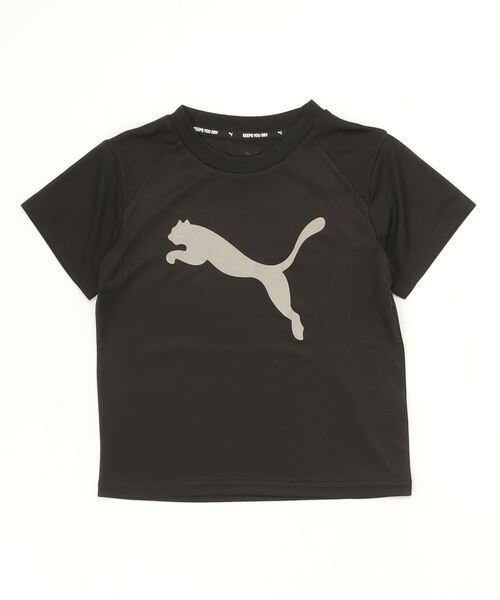 PUMA(プーマ)の「プーマ PUMA ACTIVE SPORTS ポリ キャット Tシャツ_(Tシャツ/カットソー・キッズ・ネイビー/ブルー/イエロー/ブラック・120cm/160cm/150cm/140cm/130cm)」の1枚目の写真
