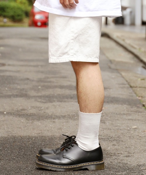 REMI RELIEF（レミレリーフ）の「REMI RELIEF/レミレリーフ 80z DENIM イージーショーツ ハーフパンツ 半ズボン（その他パンツ・メンズ・ホワイト/インディゴブルー/ブルー・M/L/XL）」の5枚目の写真