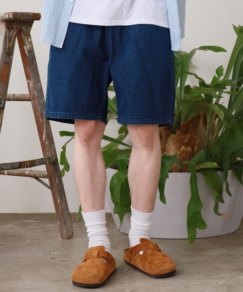 REMI RELIEF（レミレリーフ）の「REMI RELIEF/レミレリーフ 80z DENIM イージーショーツ ハーフパンツ 半ズボン（その他パンツ・メンズ・ホワイト/インディゴブルー/ブルー・M/L/XL）」の22枚目の写真