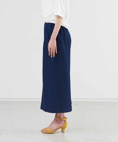 abahouse mavie（アバハウスマヴィ）の「デニムタイトスカート（デニムスカート・レディース・ホワイト/ネイビー/ブルー・38/36）」の16枚目の写真