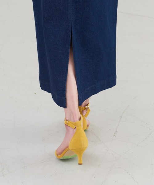 abahouse mavie（アバハウスマヴィ）の「デニムタイトスカート（デニムスカート・レディース・ホワイト/ネイビー/ブルー・38/36）」の13枚目の写真