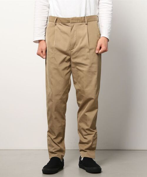 TATRAS CONCEPT STORE(タトラスコンセプトストア)の「TAIN DOUBLE PUSH(タインダブルプッシュ) TAIN THUNDER SLACKS(スラックス・メンズ・ベージュ・L)」の1枚目の写真