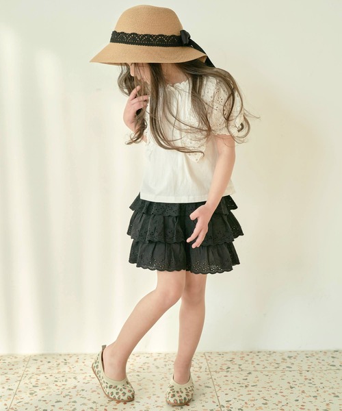 Rora（ローラ）の「ドド フラットシューズ(2color)（スリッポン・キッズ・ベージュ系その他/ブラック×パープル・22cm/23cm/17cm/18cm/19cm/20cm/21cm）」の12枚目の写真