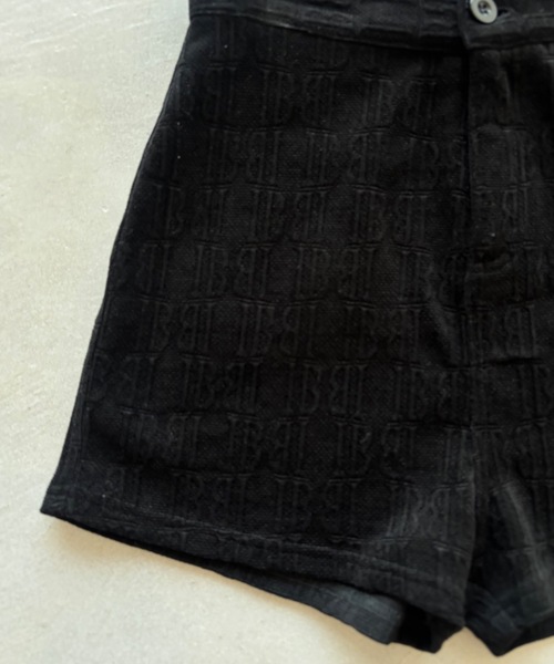 SHAGGIE（シャギー）の「【絶対絶対盛れる！韓国風ショートパンツ】モノグラムタイトハイウエストショートパンツ（その他パンツ・レディース・ブラック/ブラウン/ホワイト/グレー・M/S）」の15枚目の写真
