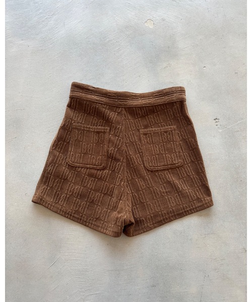 SHAGGIE（シャギー）の「【絶対絶対盛れる！韓国風ショートパンツ】モノグラムタイトハイウエストショートパンツ（その他パンツ・レディース・ブラック/ブラウン/ホワイト/グレー・M/S）」の17枚目の写真