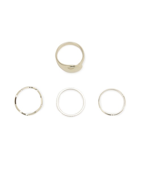 ROPE' PICNIC（ロペピクニック）の「デザインリング4本セット（リング・レディース・シルバー/ゴールド/シルバー系その他/ゴールド系その他・FREE）」の18枚目の写真