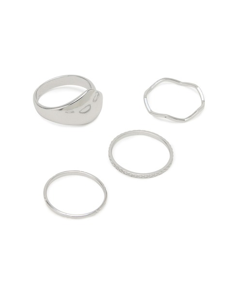 ROPE' PICNIC（ロペピクニック）の「デザインリング4本セット（リング・レディース・シルバー/ゴールド/シルバー系その他/ゴールド系その他・FREE）」の22枚目の写真