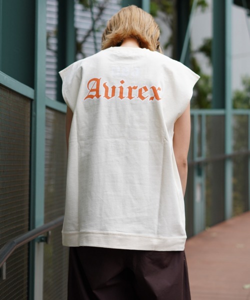 AVIREX(アヴィレックス)の「【WEB&DEPOT限定】COLLGE LOGO TANKTOP/ カレッジロゴタンクトップ(タンクトップ・レディース・ネイビー/グリーン/オートミール・FREE)」の13枚目の写真