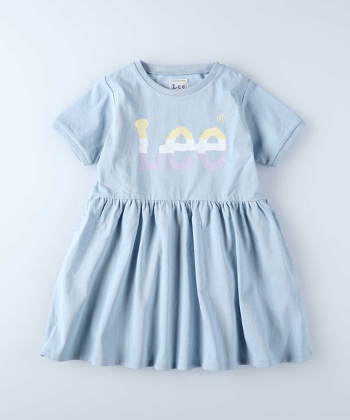 Lee（リー）の「【Lee】ロゴワンピース（ワンピース・キッズ・サックスブルー・105）」の9枚目の写真