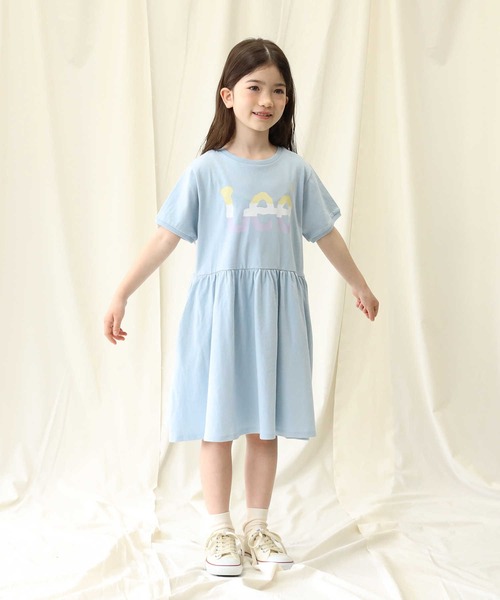 Lee（リー）の「【Lee】ロゴワンピース（ワンピース・キッズ・サックスブルー・105）」の7枚目の写真