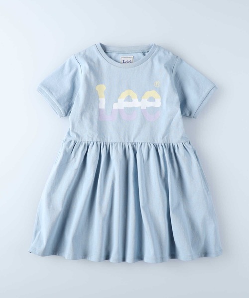Lee（リー）の「【Lee】ロゴワンピース（ワンピース・キッズ・サックスブルー・105）」の6枚目の写真