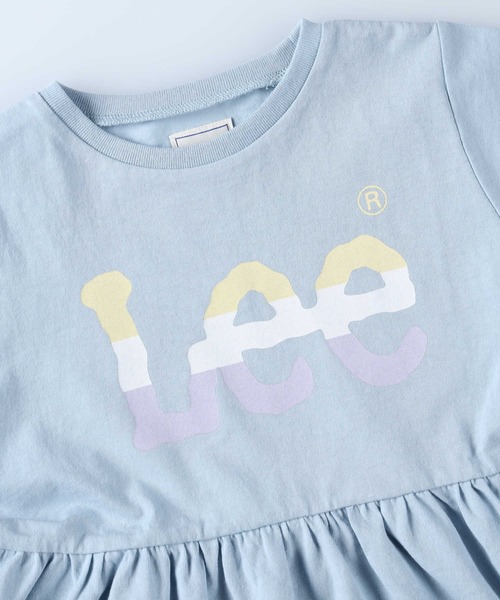 Lee（リー）の「【Lee】ロゴワンピース（ワンピース・キッズ・サックスブルー・105）」の4枚目の写真