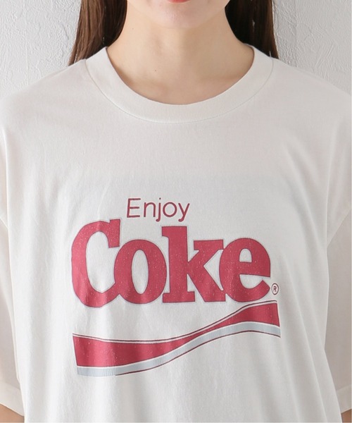 JOINT WORKS（ジョイントワークス）の「【ROLLA'S/ローラス 】ENJOY COCA COLA Tシャツ（Tシャツ/カットソー・レディース・ホワイト・FREE）」の8枚目の写真