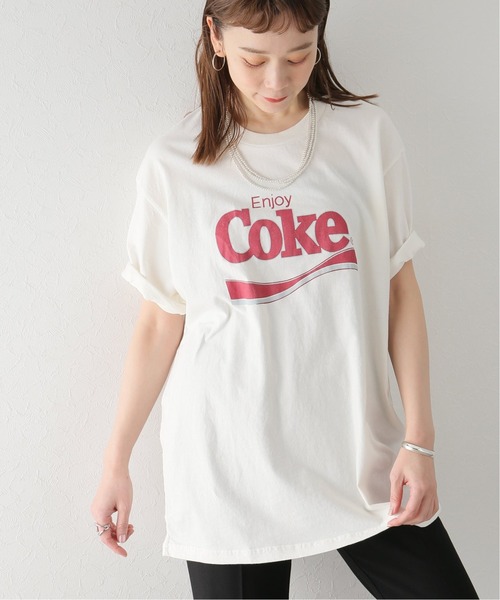 JOINT WORKS（ジョイントワークス）の「【ROLLA'S/ローラス 】ENJOY COCA COLA Tシャツ（Tシャツ/カットソー・レディース・ホワイト・FREE）」の2枚目の写真