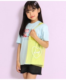 ANAP kids（アナップキッズ）の「クリアラメトートバッグ+Tシャツセット（Tシャツ/カットソー・キッズ）」