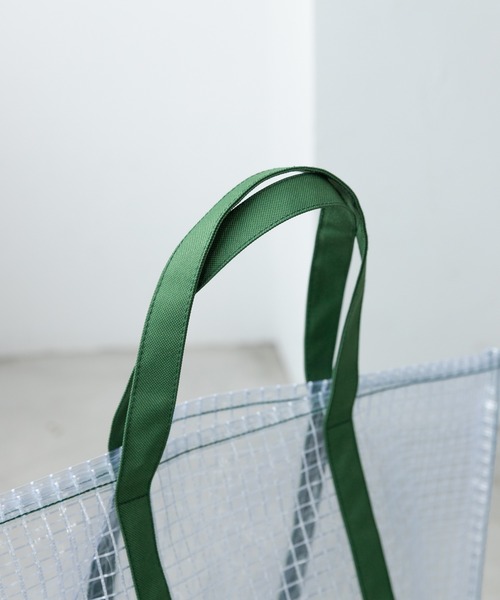 WHIMSIC（ウィムジック）の「【WHIMSIC】クリアトートバッグ（トートバッグ・レディース・ネイビー/オリーブ/パープル/ホワイト/ブルー・ONE SIZE）」の8枚目の写真