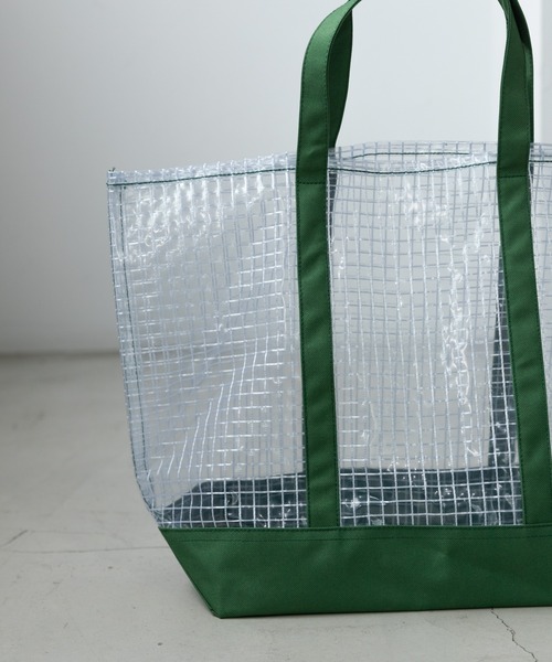 WHIMSIC（ウィムジック）の「【WHIMSIC】クリアトートバッグ（トートバッグ・レディース・ネイビー/オリーブ/パープル/ホワイト/ブルー・ONE SIZE）」の10枚目の写真