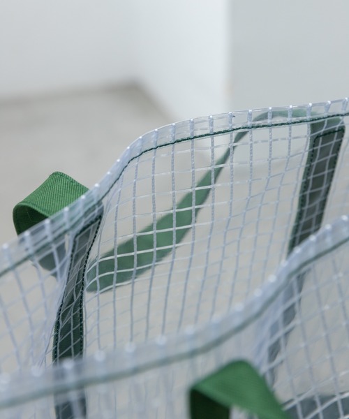 WHIMSIC（ウィムジック）の「【WHIMSIC】クリアトートバッグ（トートバッグ・レディース・ネイビー/オリーブ/パープル/ホワイト/ブルー・ONE SIZE）」の12枚目の写真