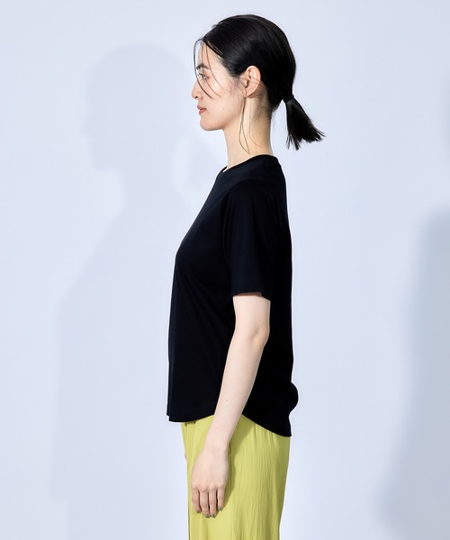 ROPE'(ロペ)の「【2枚セット】パックTシャツ(Tシャツ/カットソー・レディース・ホワイト/ブラック/ベージュ・38)」の18枚目の写真