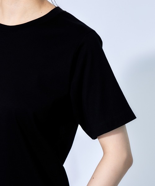 ROPE'(ロペ)の「【2枚セット】パックTシャツ(Tシャツ/カットソー・レディース・ホワイト/ブラック/ベージュ・38)」の22枚目の写真