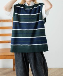 WEGO | WEGO/レトロボーダーニットベスト(ベスト)