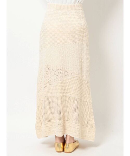 Ungrid(アングリッド)の「ジャカード編みニットスカート(スカート・レディース・グリーン/アイボリー・FREE)」の11枚目の写真