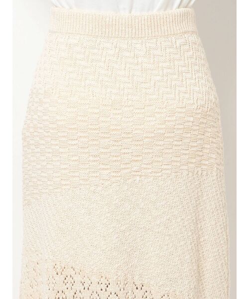Ungrid(アングリッド)の「ジャカード編みニットスカート(スカート・レディース・グリーン/アイボリー・FREE)」の9枚目の写真