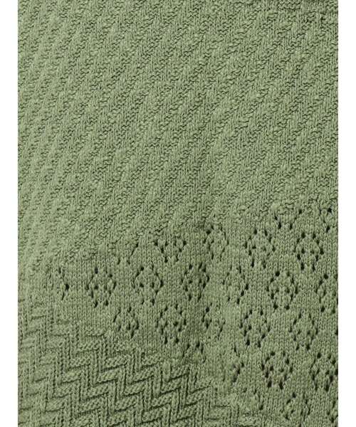 Ungrid(アングリッド)の「ジャカード編みニットスカート(スカート・レディース・グリーン/アイボリー・FREE)」の6枚目の写真