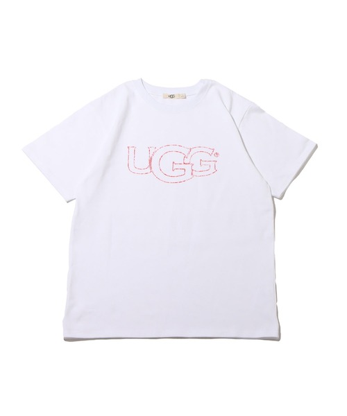 UGG（アグ）の「UGG@mos フロスト加工 ロゴTシャツ（Tシャツ/カットソー・レディース・ダークグレー/ホワイト/グリーン・XL/M/L）」の21枚目の写真